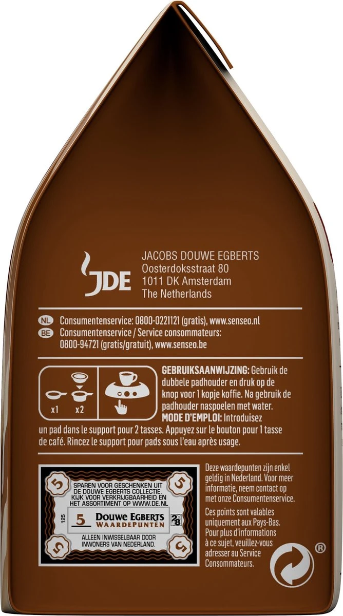 Senseo Cappuccino Koffiepads - 2/9 Intensiteit - 10 X 8 Pads 7 Senseo Cappuccino Koffiepads - 2/9 Intensiteit - 10 X 8 Pads - Afbeelding 5