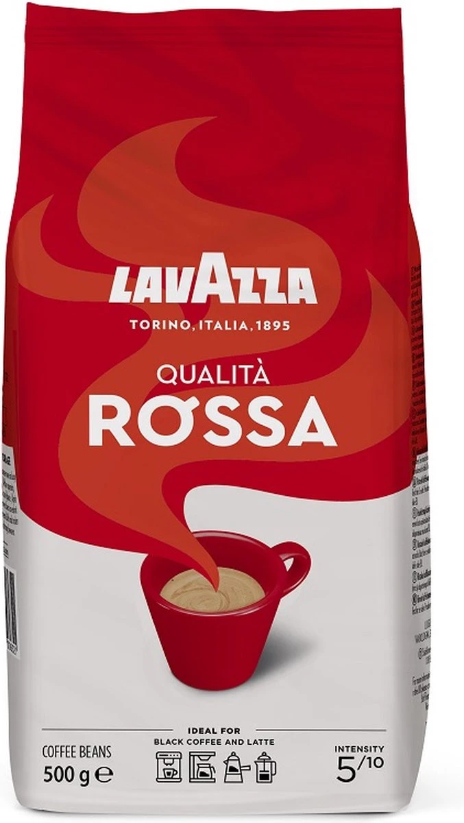 Lavazza Qualita Rossa Koffiebonen - 500g 4 Lavazza Qualita Rossa Koffiebonen - 500g - Afbeelding 2