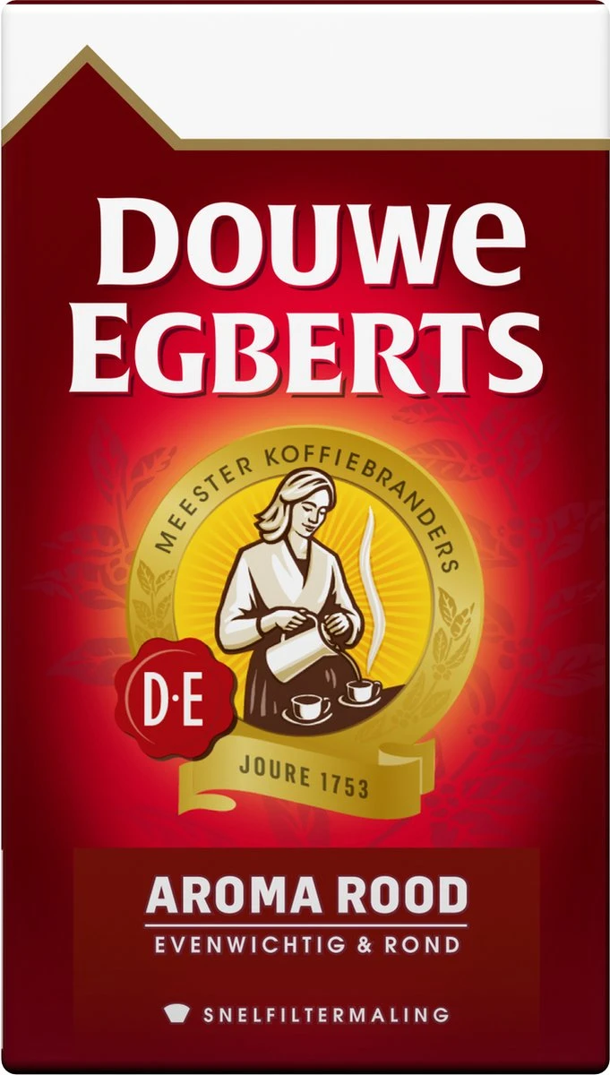 Douwe Egberts Aroma Rood Filterkoffie - 24 X 250 Gram 10 Douwe Egberts Aroma Rood Filterkoffie - 24 X 250 Gram - Afbeelding 8