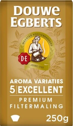 Douwe Egberts Excellent - Filterkoffie - 12 X 250 Gram 16 Douwe Egberts Excellent - Filterkoffie - 12 X 250 Gram -Koffiehuis 699x1200 1