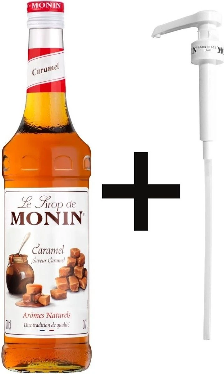 Monin Caramel Karamel 70cl Koffiesiroop Met 1x Monin Pompje 3 Monin Caramel Karamel 70cl Koffiesiroop Met 1x Monin Pompje