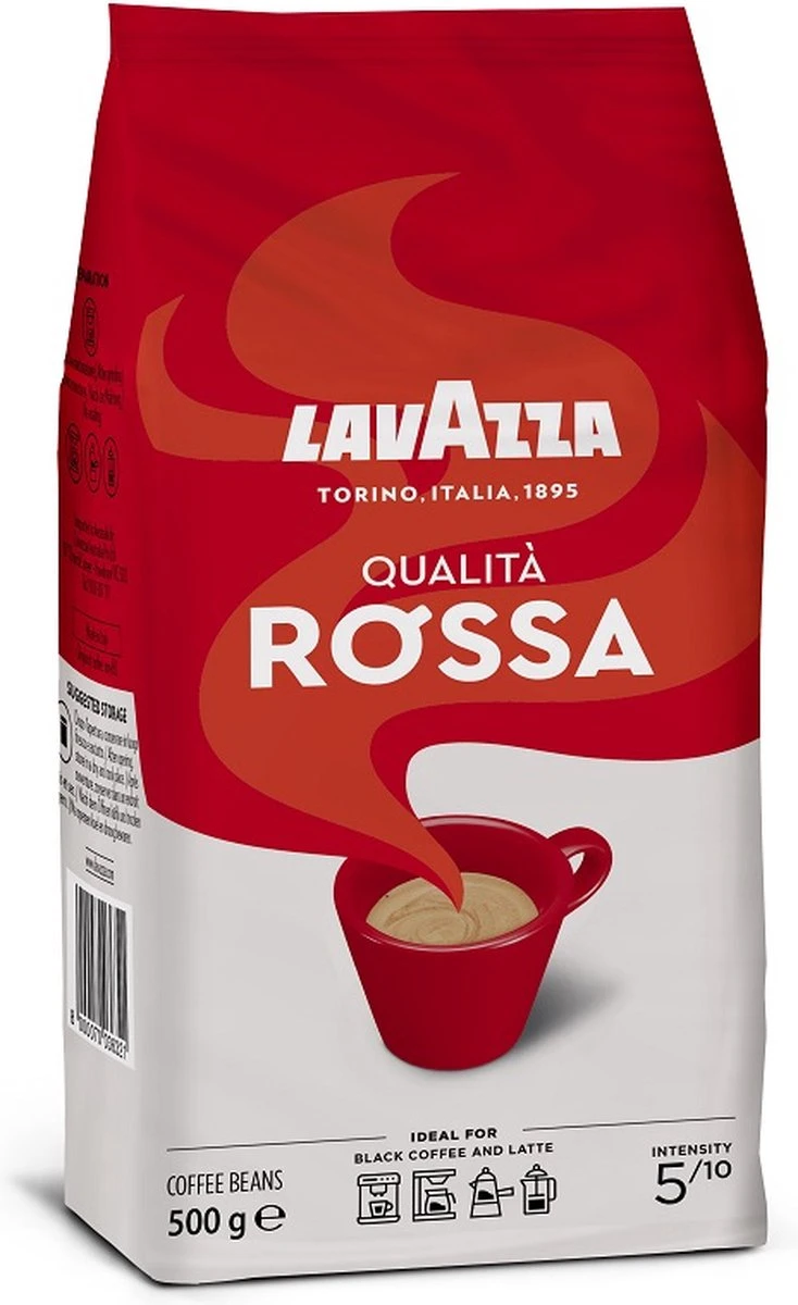 Lavazza Qualita Rossa Koffiebonen - 500 Gram X4 5 Lavazza Qualita Rossa Koffiebonen - 500 Gram X4 - Afbeelding 3