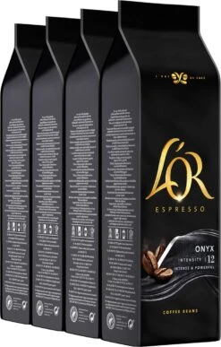 Uitgelichte producten 3 L'OR Espresso Onyx Koffiebonen (12) - 4 X 500 Gram