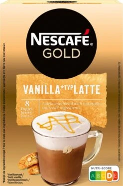Nescafé Gold Latte Vanille Oploskoffie - 6 Doosjes à 8 Zakjes -Koffiehuis 794x1200 1