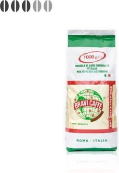 Bravi Caffe 100% Arabica Koffiebonen - 1 Kg -Koffiehuis 828x1200