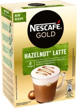 Nescafé Gold Hazelnoot Latte Oploskoffie - 6 Doosjes à 8 Zakjes 11 Nescafé Gold Hazelnoot Latte Oploskoffie - 6 Doosjes à 8 Zakjes -Koffiehuis 855x1200