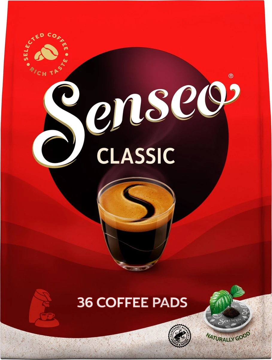 Senseo Classic Koffiepads - 5/9 Intensiteit - 10 X 36 Pads 11 Senseo Classic Koffiepads - 5/9 Intensiteit - 10 X 36 Pads - Afbeelding 9