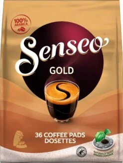 Senseo Gold Koffiepads - 5/9 Intensiteit - 10 X 36 Pads 21 Senseo Gold Koffiepads - 5/9 Intensiteit - 10 X 36 Pads -Koffiehuis 910x1200