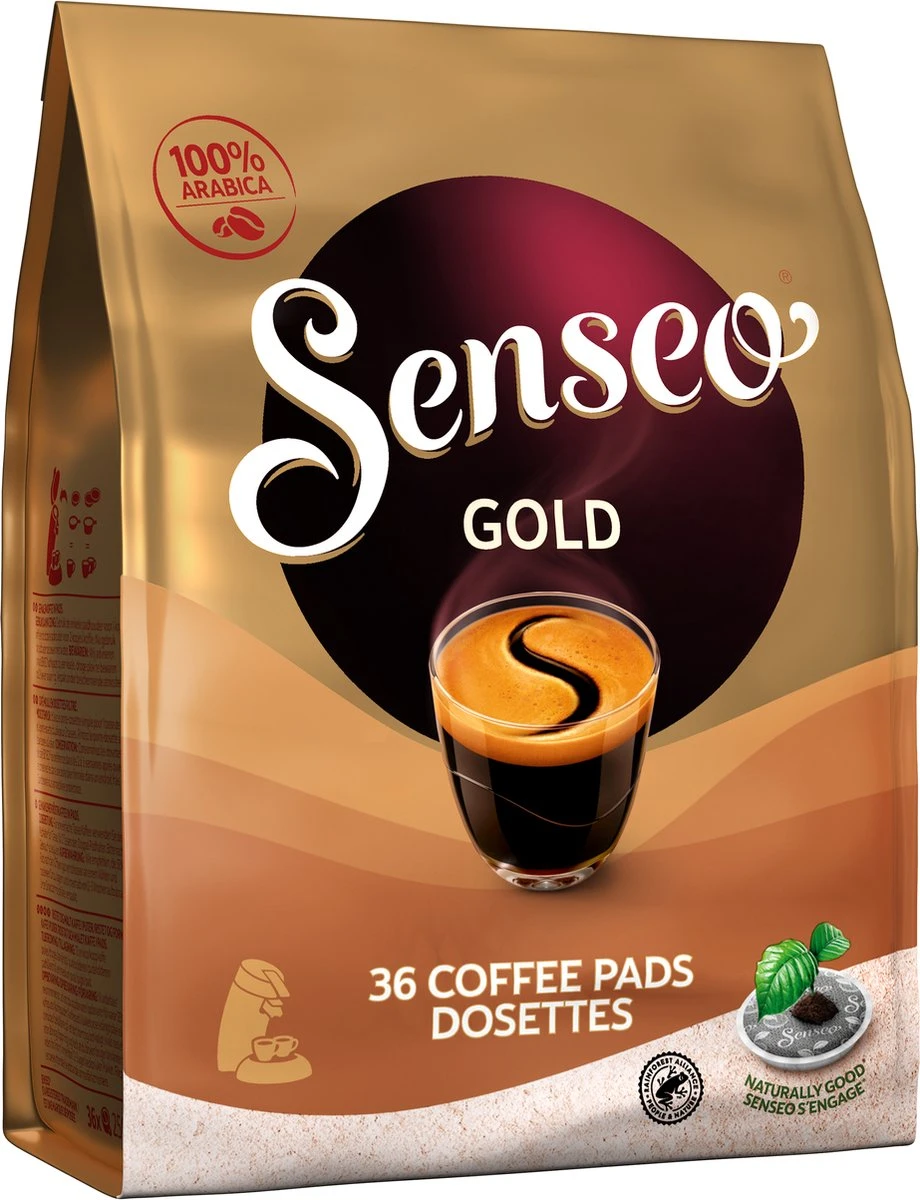 Senseo Gold Koffiepads - 5/9 Intensiteit - 10 X 36 Pads 10 Senseo Gold Koffiepads - 5/9 Intensiteit - 10 X 36 Pads - Afbeelding 9
