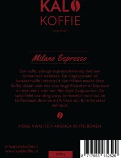 Kalo Koffie - 100% Arabica Koffiebonen - Milano Espresso - 1kg - Exclusieve Koffie 11 Kalo Koffie - 100% Arabica Koffiebonen - Milano Espresso - 1kg - Exclusieve Koffie -Koffiehuis 921x1200