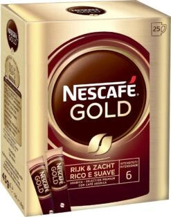 Nescafé Gold Oploskoffie - 6 Doosjes à 25 Zakjes 9 Nescafé Gold Oploskoffie - 6 Doosjes à 25 Zakjes -Koffiehuis 949x1200