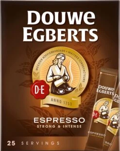 Douwe Egberts Espresso Sticks Oploskoffie - 6 X 25 Zakjes 15 Douwe Egberts Espresso Sticks Oploskoffie - 6 X 25 Zakjes -Koffiehuis 954x1200